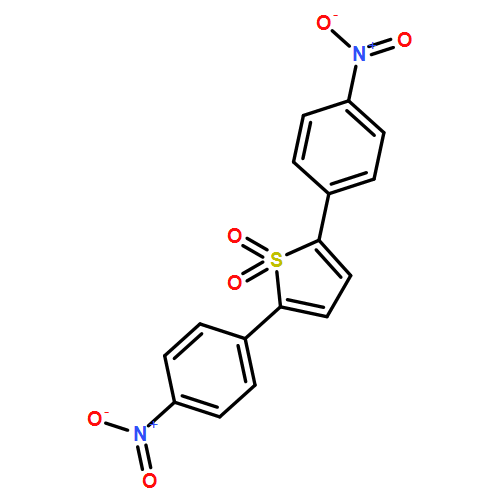 Thiophene, 2,5-bis(4-nitrophenyl)-, 1,1-dioxide