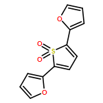 Furan, 2,2'-(1,1-dioxido-2,5-thiophenediyl)bis-