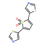 Thiazole, 5,5'-(1,1-dioxido-2,5-thiophenediyl)bis-