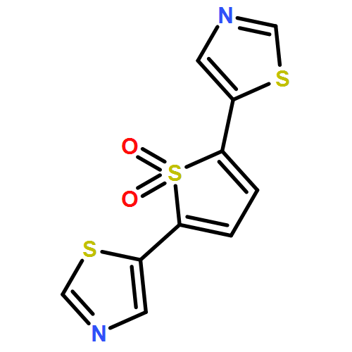 Thiazole, 5,5'-(1,1-dioxido-2,5-thiophenediyl)bis-