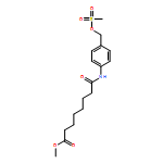 Octanoic acid, 8-[[4-[[(methylsulfonyl)oxy]methyl]phenyl]amino]-8-oxo-, methyl ester