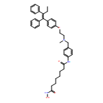 Octanediamide, N1-[4-[[[2-[4-[(1Z)-1,2-diphenyl-1-buten-1-yl]phenoxy]ethyl]methylamino]methyl]phenyl]-N8-hydroxy-