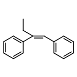 Benzene, 1,1'-[(1Z)-1-ethyl-1,2-ethenediyl]bis-