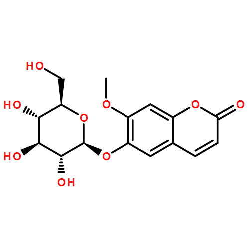 2H-1-Benzopyran-2-one, 6-(β-D-glucopyranosyloxy)-7-methoxy-