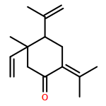 Cyclohexanone, 5-ethenyl-5-methyl-4-(1-methylethenyl)-2-(1-methylethylidene)-, (4S,5S)-