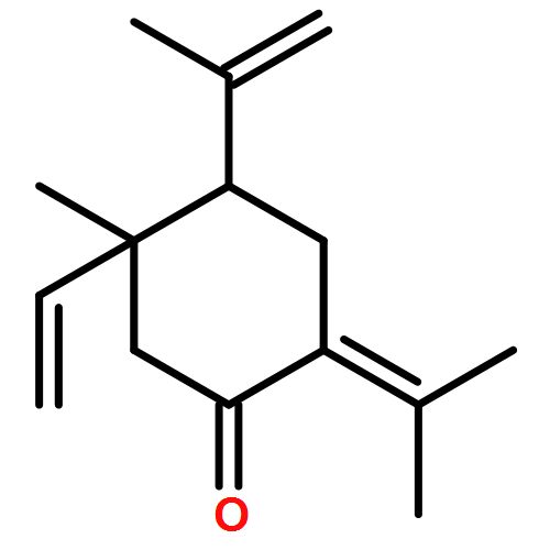 Cyclohexanone, 5-ethenyl-5-methyl-4-(1-methylethenyl)-2-(1-methylethylidene)-, (4S,5S)-