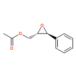 2-Oxiranemethanol, 3-phenyl-, 2-acetate, (2R,3R)-rel-