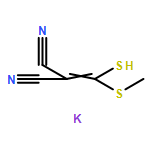 Propanedinitrile, 2-[mercapto(methylthio)methylene]-, potassium salt (1:1)