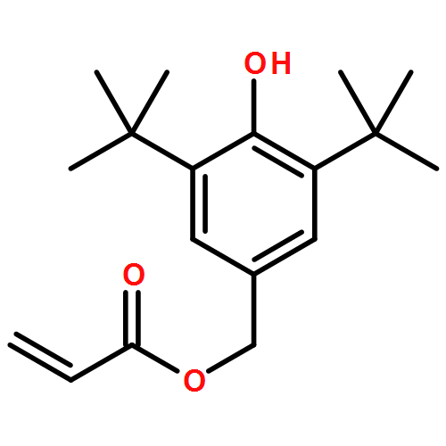 2-Propenoic acid, [3,5-bis(1,1-dimethylethyl)-4-hydroxyphenyl]methyl ester