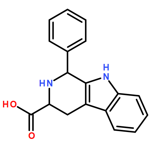 1H-Pyrido[3,4-b]indole-3-carboxylic acid, 2,3,4,9-tetrahydro-1-phenyl-, (3S)-