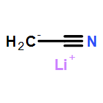 Acetonitrile, ion(1-), lithium (9CI)