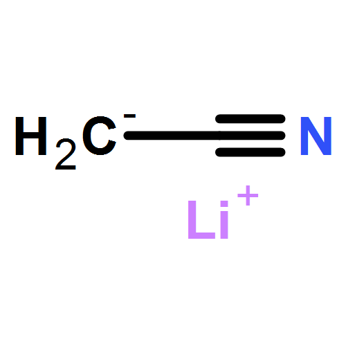 Acetonitrile, ion(1-), lithium (9CI)