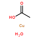 Acetic acid, copper(2 ) salt, tetrahydrate (8CI,9CI)