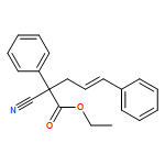 Benzeneacetic acid, α-cyano-α-[(2E)-3-phenyl-2-propen-1-yl]-, ethyl ester