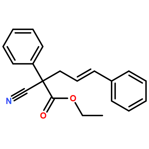 Benzeneacetic acid, α-cyano-α-[(2E)-3-phenyl-2-propen-1-yl]-, ethyl ester