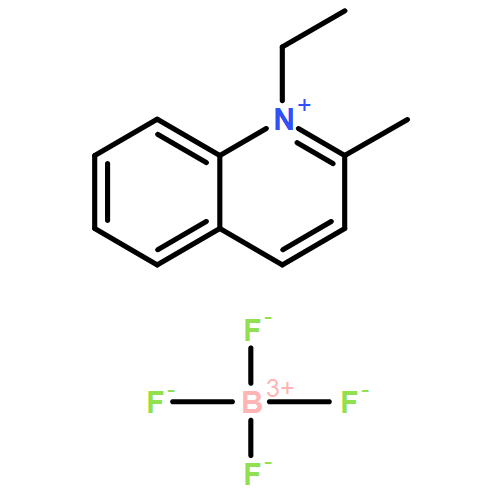 Quinolinium, 1-ethyl-2-methyl-, tetrafluoroborate(1-) (1:1)