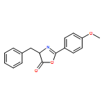 5(4H)-Oxazolone, 2-(4-methoxyphenyl)-4-(phenylmethyl)-