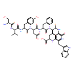 L-Leucine, L-seryl-L-valyl-L-tyrosyl-L-α-aspartyl-L-phenylalanyl-L-phenylalanyl-L-valyl-L-tryptophyl-