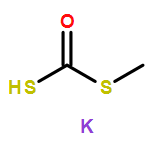 Carbonodithioic acid, S-methyl ester, potassium salt (9CI)