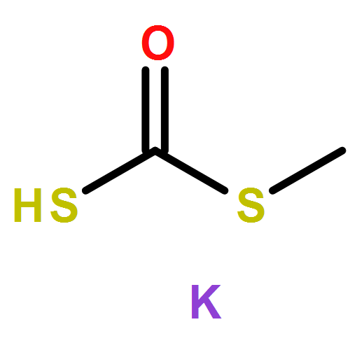 Carbonodithioic acid, S-methyl ester, potassium salt (9CI)