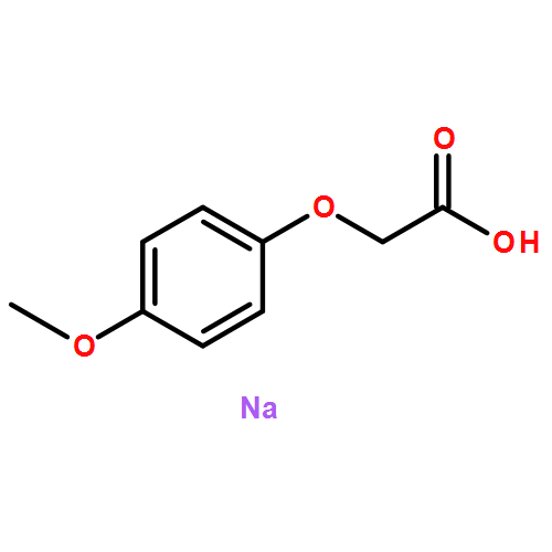 Acetic acid, 2-(4-methoxyphenoxy)-, sodium salt (1:1)