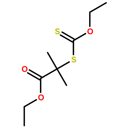 Propanoic acid, 2-[(ethoxythioxomethyl)thio]-2-methyl-, ethyl ester 