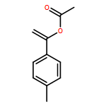 Benzenemethanol, 4-methyl-α-methylene-, 1-acetate