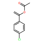 Benzenemethanol, 4-chloro-α-methylene-, 1-acetate