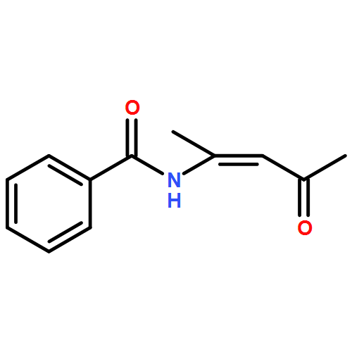 Benzamide, N-[(1Z)-1-methyl-3-oxo-1-buten-1-yl]-