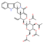 Oxayohimban-21-one, 19,20-didehydro-16-ethenyl-17-[(2,3,4,6-tetra-O-acetyl-β-D-glucopyranosyl)oxy]-, (15β,16α,17β)-