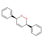 1,2-Dioxin, 3,6-dihydro-3,6-diphenyl-, (3R,6S)-rel-