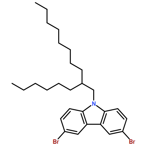 9H-Carbazole, 3,6-dibromo-9-(2-hexyldecyl)-