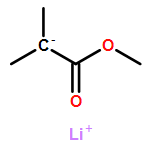 Propanoic acid, 2-methyl-, methyl ester, ion(1-), lithium (9CI)