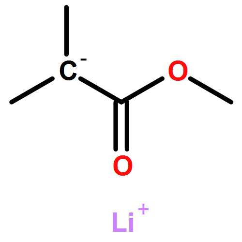 Propanoic acid, 2-methyl-, methyl ester, ion(1-), lithium (9CI)