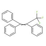 Benzene, 1,1',1''-[1-(trifluoromethyl)-1-ethenyl-2-ylidene]tris-