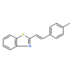 Benzothiazole, 2-[(1E)-2-(4-methylphenyl)ethenyl]-
