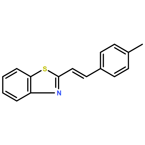Benzothiazole, 2-[(1E)-2-(4-methylphenyl)ethenyl]-