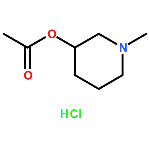 3-Piperidinol, 1-methyl-, 3-acetate, hydrochloride (1:1)