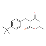 Benzenepropanoic acid, α-acetyl-4-(1,1-dimethylethyl)-, ethyl ester