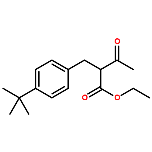 Benzenepropanoic acid, α-acetyl-4-(1,1-dimethylethyl)-, ethyl ester