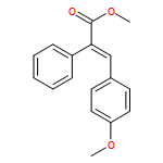 Benzeneacetic acid, α-[(4-methoxyphenyl)methylene]-, methyl ester, (αE)-