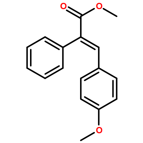 Benzeneacetic acid, α-[(4-methoxyphenyl)methylene]-, methyl ester, (αE)-