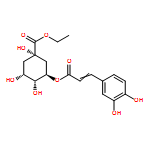 Cyclohexanecarboxylic acid, 3-[[3-(3,4-dihydroxyphenyl)-1-oxo-2-propen-1-yl]oxy]-1,4,5-trihydroxy-, ethyl ester, (1S,3R,4R,5R)-