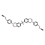 2H-1,3-Benzoxazine, 6,6'-(1-methylethylidene)bis[3,4-dihydro-3-[4-(2-propyn-1-yloxy)phenyl]-