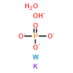 Potassium tungsten hydroxide oxide phosphate