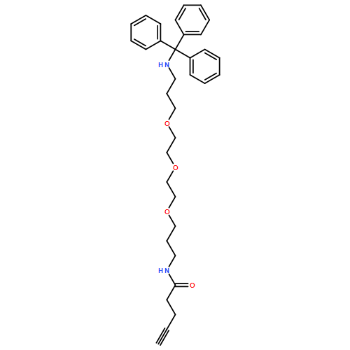 4-Pentynamide, N-(15,15,15-triphenyl-4,7,10-trioxa-14-azapentadec-1-yl)-