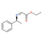 Acetic acid, 2-[[(1S)-1-phenylethyl]imino]-, ethyl ester