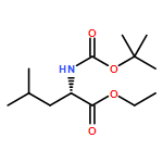 L-Leucine, N-[(1,1-dimethylethoxy)carbonyl]-, ethyl ester