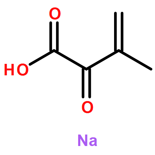 3-Butenoic acid, 3-methyl-2-oxo-, sodium salt (1:1)