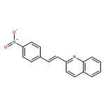 Quinoline, 2-[(1E)-2-(4-nitrophenyl)ethenyl]-